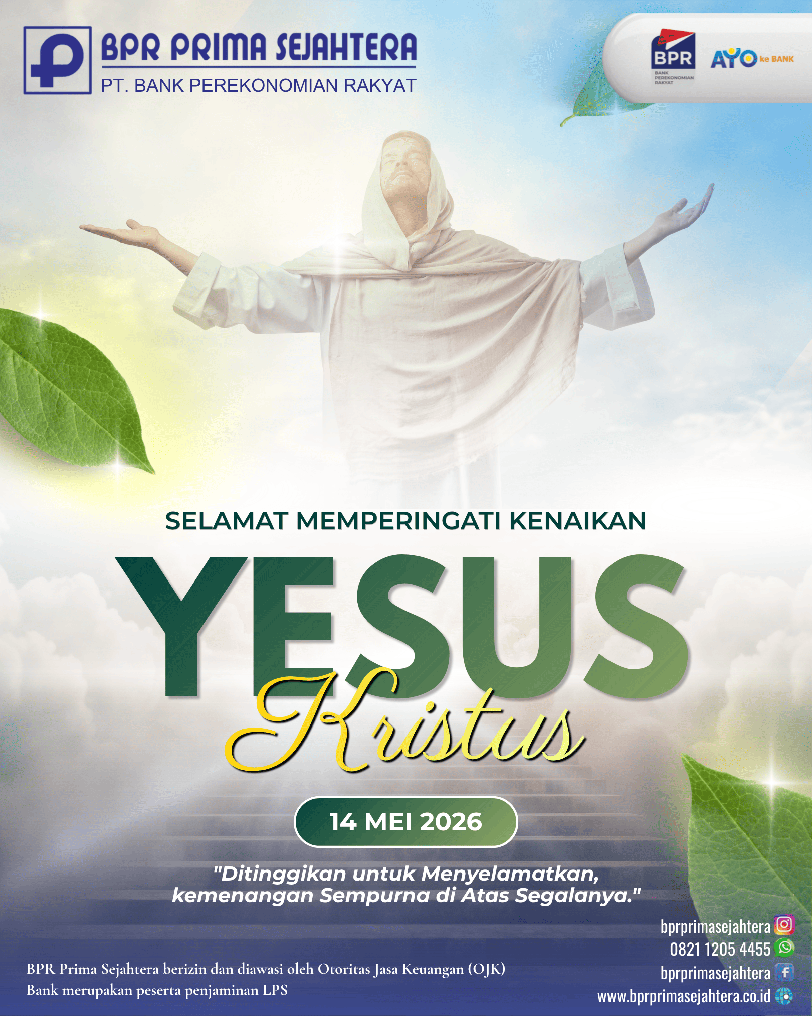 Memperingati hari kenaikan Yesus Kristus✨