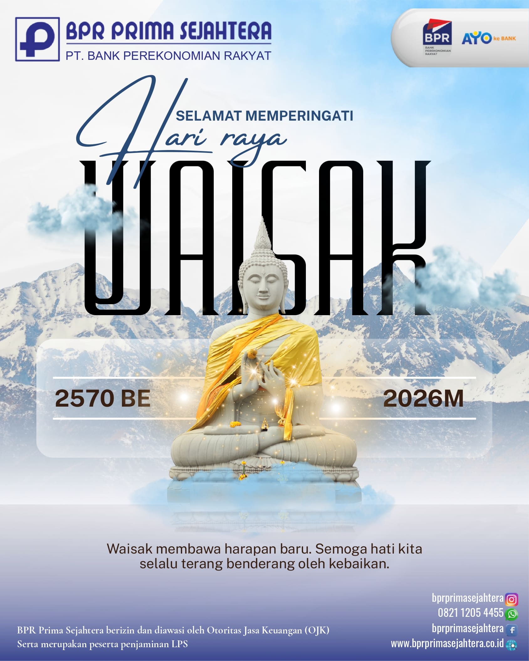 Memperingati Hari Raya Waisak✨ 2570 BE🥰